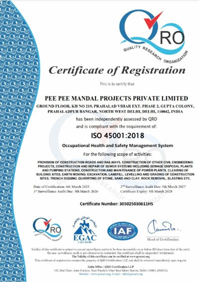 ISO 45001 Certificate