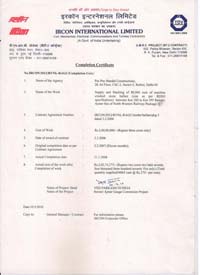 Punj Lloyd Certificate